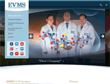 Tablet Screenshot of evms.edu
